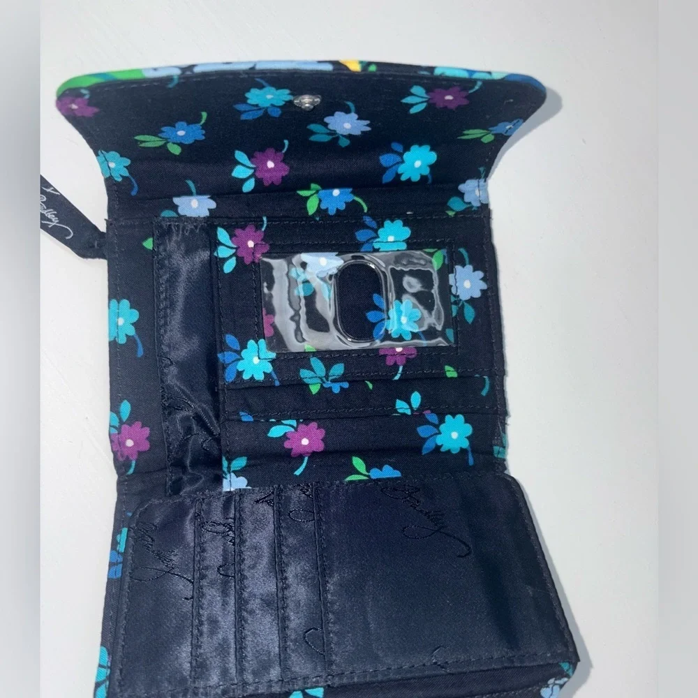 Vera Bradley Midnight Blues Lizzy Crossbody and Matching Trifold Wallet Set